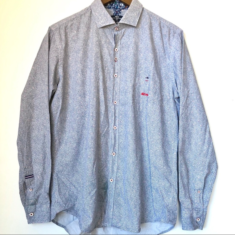 Dario Beltran Men’s Floral Print Shirt